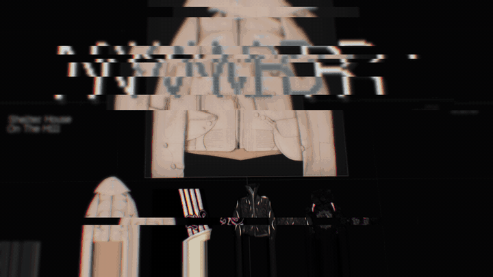 NVMBR website scrolling from the SS26 collection hero into selected pieces